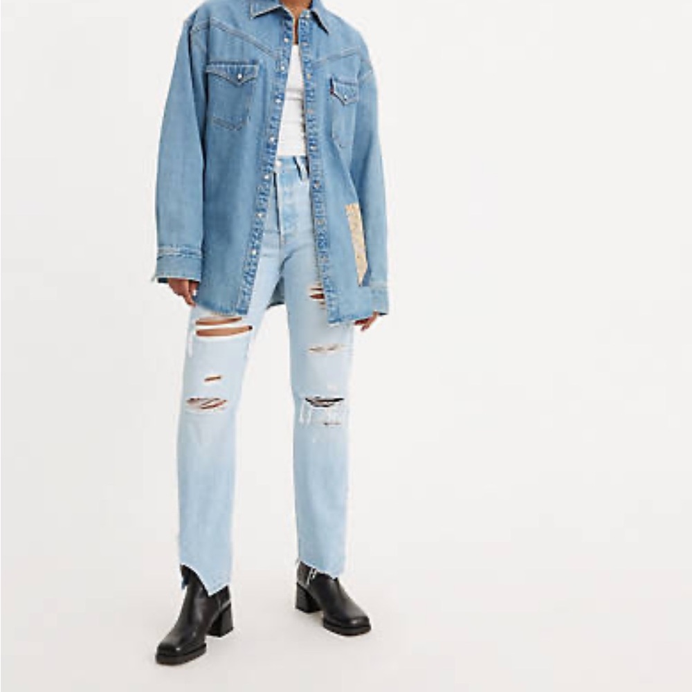 NWT Levi’s 501 original straight jeans women’s 29x30 - Picture 1 of 3